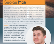 Where are they now George Mair