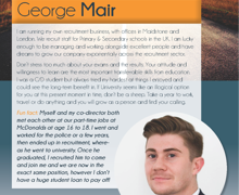 Where are they now   George Mair